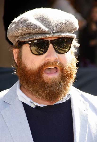 Schauspieler zach galifianakis — Stockfoto