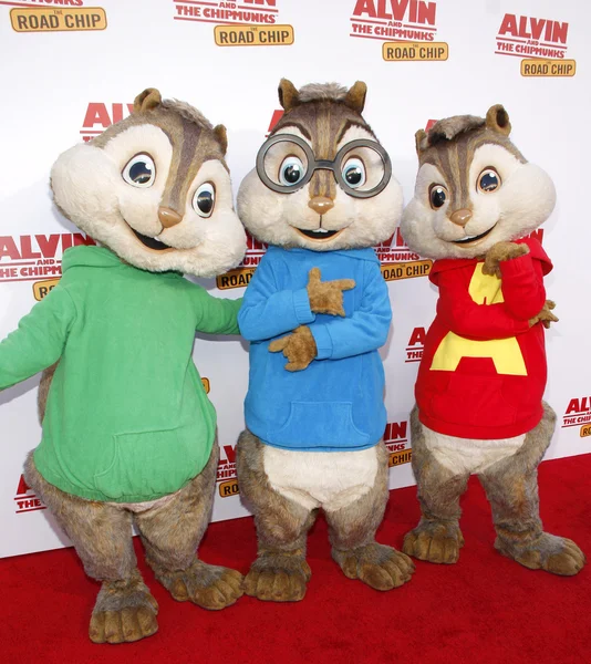 Alvin, Simon and Theodore — Stock Photo, Image