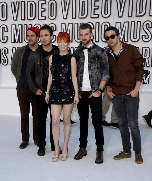 Музыкальная группа Paramore — стоковое фото