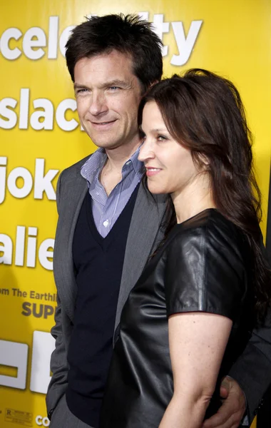 Jason Bateman e Amanda Anka — Fotografia de Stock