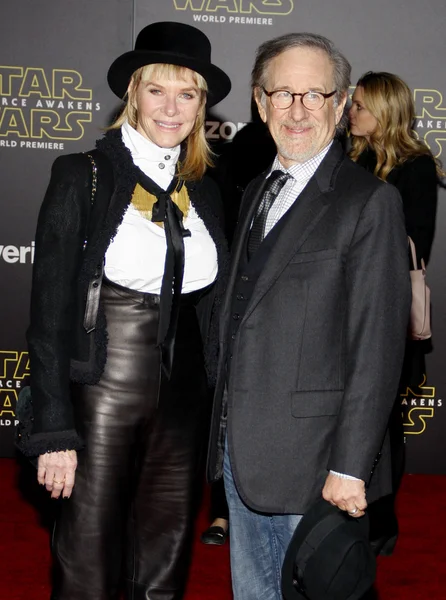 Steven Spielberg e Kate Capshaw — Foto Stock