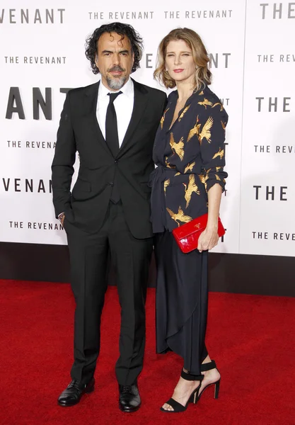 Alejandro Gonzalez Inarritu und Maria Hagerman — Stockfoto