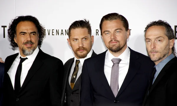 Leonardo DiCaprio and Tom Hardy — Stock Photo, Image