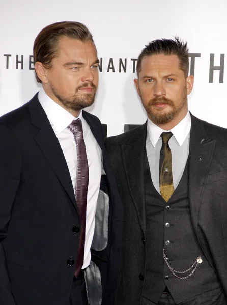 Leonardo DiCaprio and Tom Hardy — Stockfoto