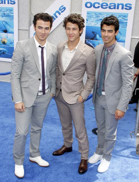 Nick, Kevin y Joe Jonas — Foto de Stock