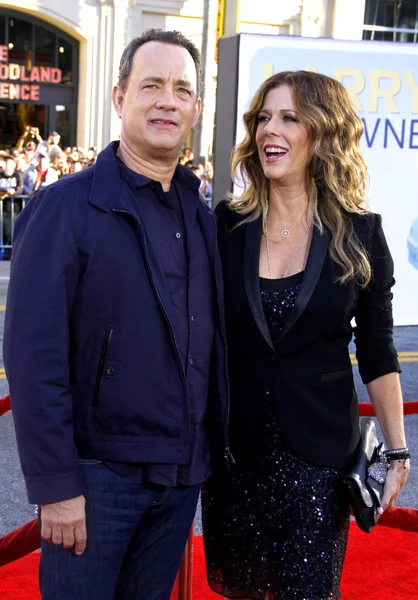 Tom Hanks y Rita Wilson — Foto de Stock