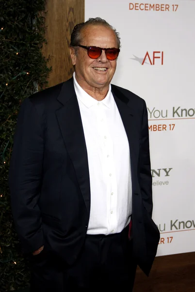 Actor  Jack Nicholson — Stock Photo, Image