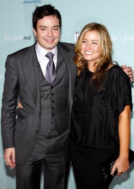 Nancy Juvonen and Jimmy Fallon