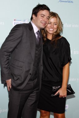 Nancy Juvonen and Jimmy Fallon