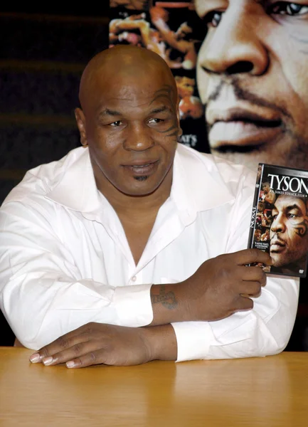 Hollywood Stany Zjednoczone Ameryki Sierpnia 2009 Sportowiec Mike Tyson Promuje — Zdjęcie stockowe