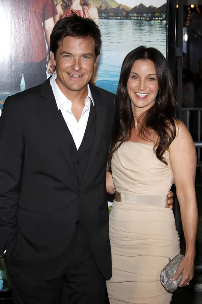 Jason bateman und amanda anka — Stockfoto