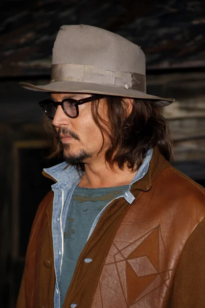 El actor Johnny Depp — Foto de Stock