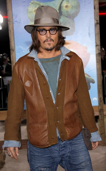 Westwood Usa Febrero 2011 Actor Johnny Depp Estreno Los Ángeles — Foto de Stock