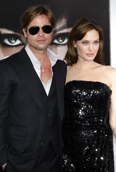Brad Pitt e Angelina Jolie — Fotografia de Stock