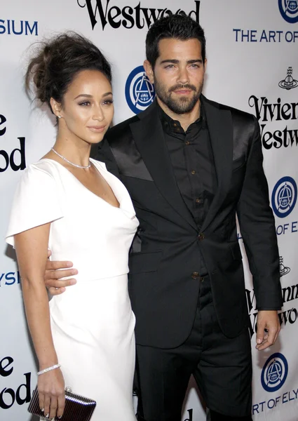 Jesse Metcalfe e Cara Santana — Fotografia de Stock