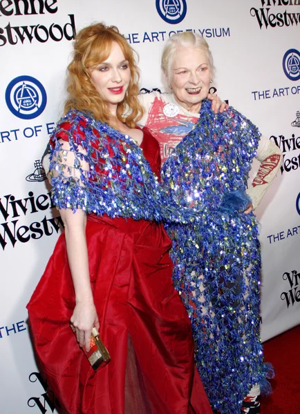 Christina Hendricks and Vivienne Westwood — ストック写真