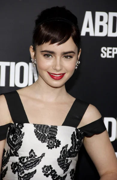 Actress Lily Collins — Stock Photo, Image