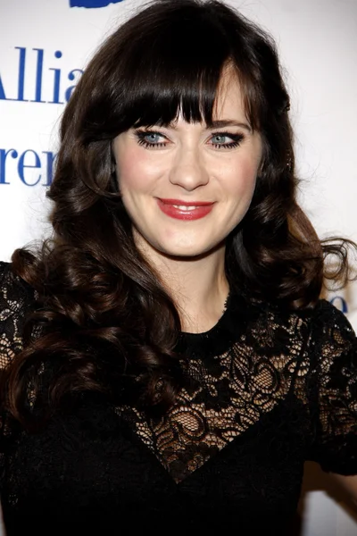 Actress Zooey Deschanel — Stock Photo, Image