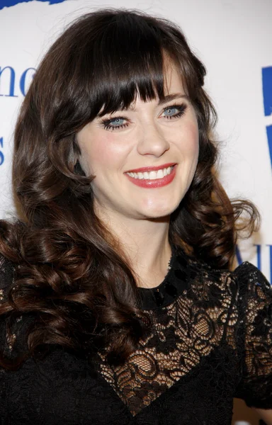 Actriz Zooey Deschanel — Foto de Stock