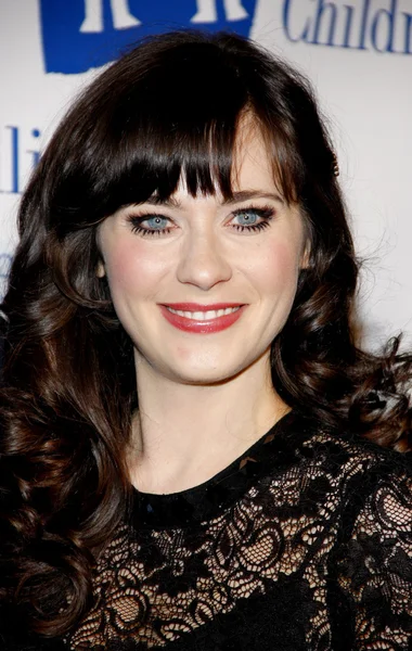 Actress Zooey Deschanel — Stock Photo, Image