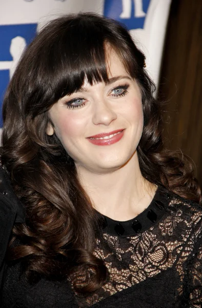 Actriz Zooey Deschanel — Foto de Stock