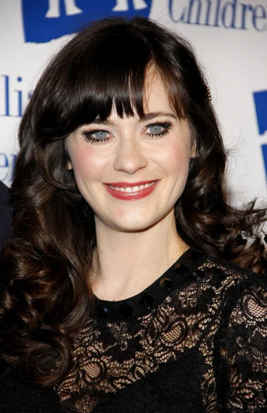 Actress Zooey Deschanel — Stock Photo, Image