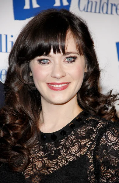 Actress Zooey Deschanel — Stock Photo, Image