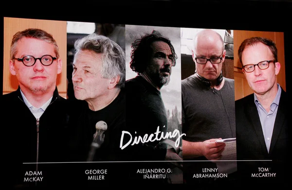 Best directing nominees — 图库照片