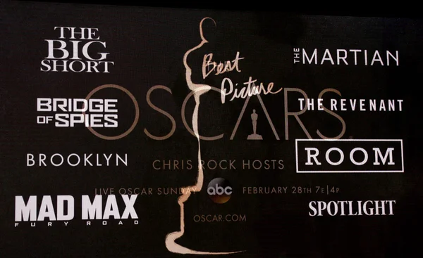 Beverly Hills Usa January 2016 Best Picture Nominees 88Th Oscars — Stock Photo, Image