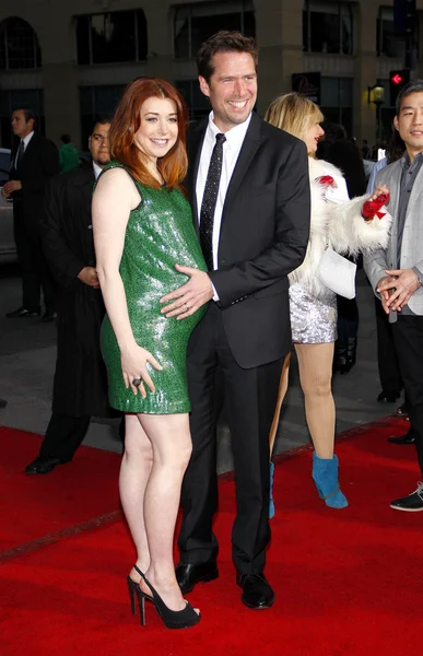 Alexis denisof och alyson hannigan — Stockfoto