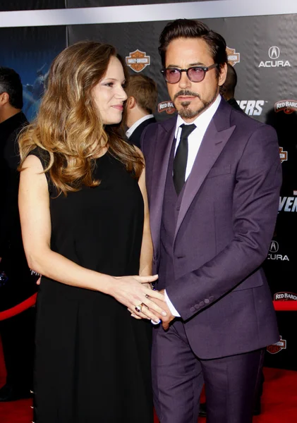 Robert Downey Jr. y Susan Downey — Foto de Stock