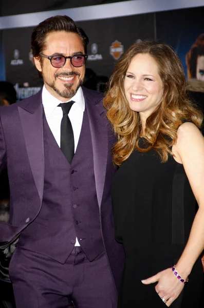 Robert Downey Jr. és Susan Downey — Stock Fotó