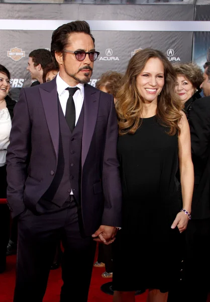 Robert Downey Jr. e Susan Downey — Fotografia de Stock