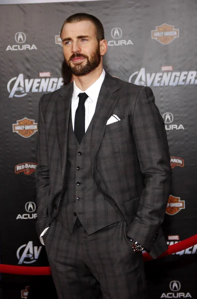 El actor Chris Evans — Foto de Stock