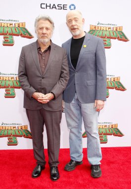 Dustin Hoffman and J.K. Simmons