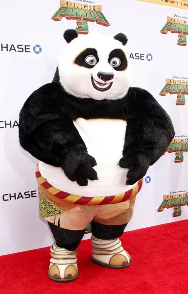 Po vid premiären av "Kung Fu Panda 3" — Stockfoto