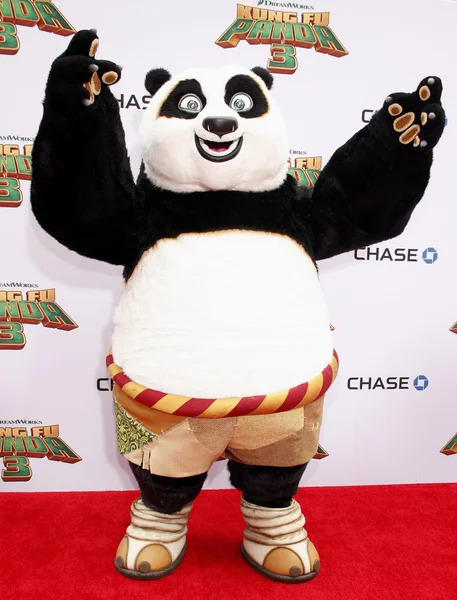 Po vid premiären av "Kung Fu Panda 3" — Stockfoto