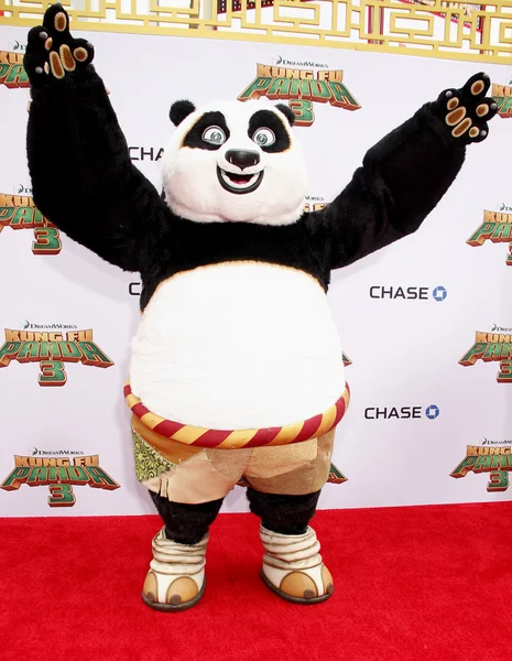 Po vid premiären av "Kung Fu Panda 3" — Stockfoto