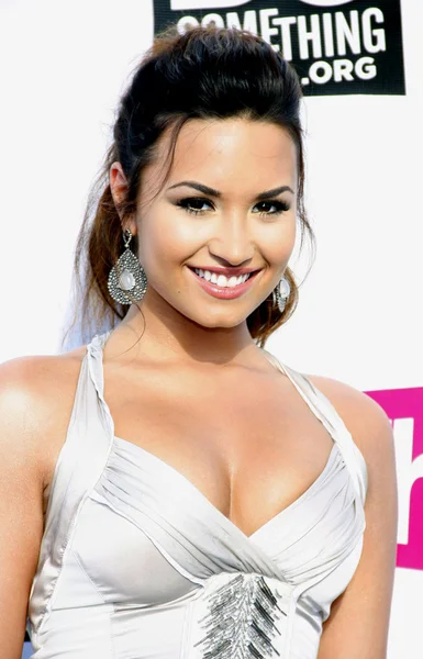 Sängerin demi lovato — Stockfoto