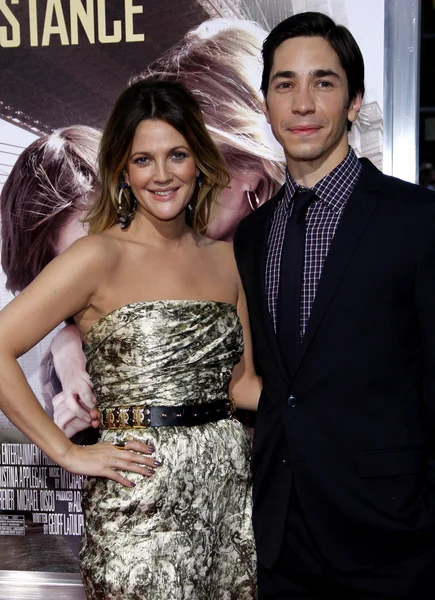 Drew Barrymore y Justin Long — Foto de Stock