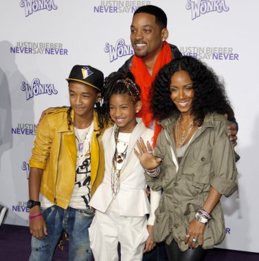 Will, Jada, Jaden ve Smith Willow