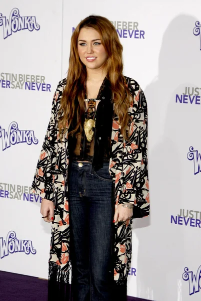 Aktorka Miley Cyrus — Zdjęcie stockowe