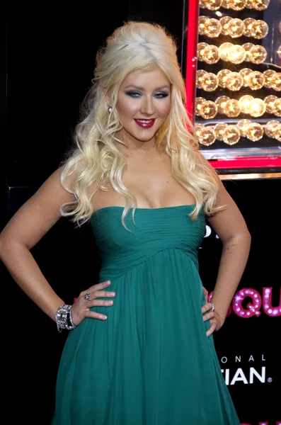Actrice Christina Aguilera — Stockfoto