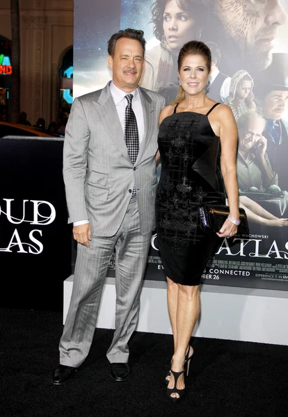 Tom Hanks y Rita Wilson — Foto de Stock