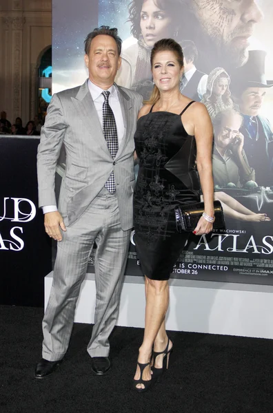 Tom Hanks y Rita Wilson — Foto de Stock