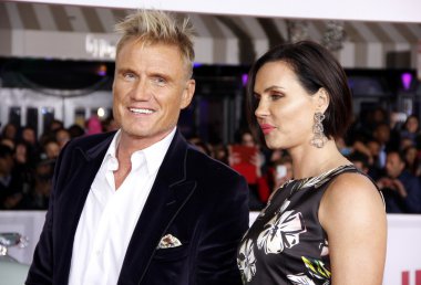 Dolph Lundgren and Jenny Sandersson