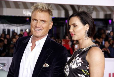 Dolph Lundgren and Jenny Sandersson clipart