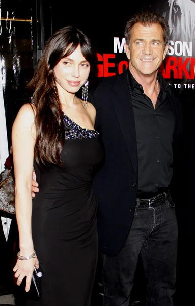 Mel Gibson a Oksana Grigorjeva — Stock fotografie