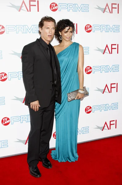 Actor Matthew McConaughey and Camila Alves — Zdjęcie stockowe