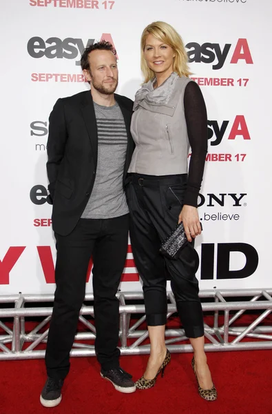 Bodhi e Jenna Elfman — Foto Stock